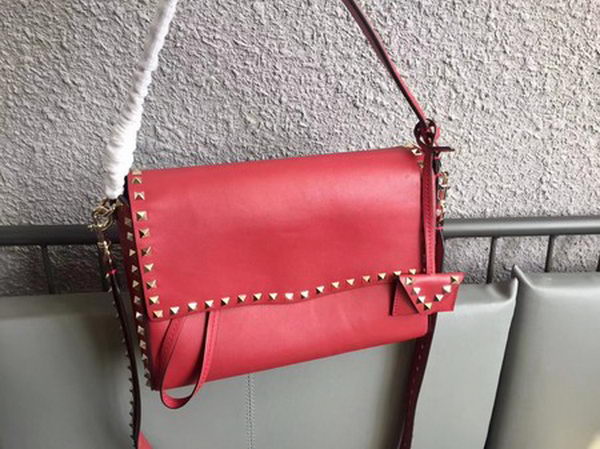Valentino Rockstud Single Handle Bag PW2B0A85 Red