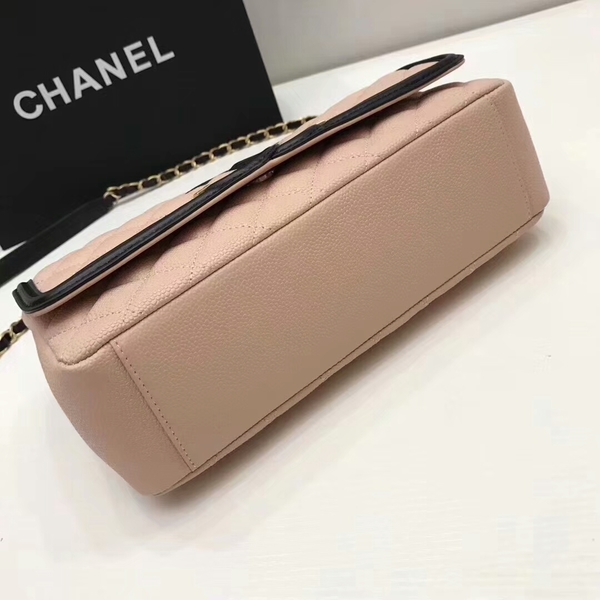 Chanel Original Cannage Pattern Shoulder Bag 66870 Pink