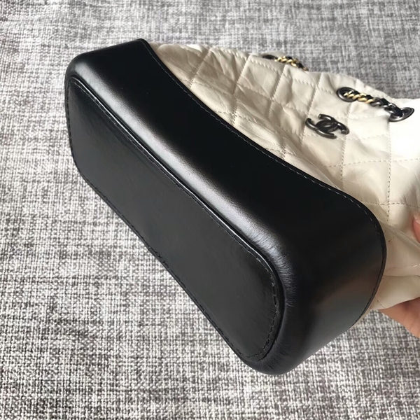 Chanel 2018 Original Calfskin Leather Backpack 81229 White