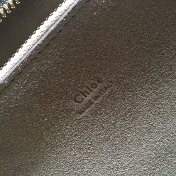 Chloe Calfskin Leather Tote Bag A03377 Grey