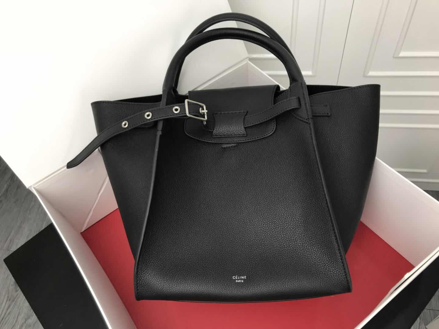 Celine Belt Bag Original Skin Leather CL18221 Black
