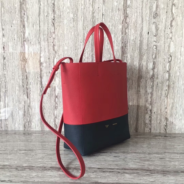 Celine Cabas Phantom Bags Calfskin Leather C2204 Red&Blue