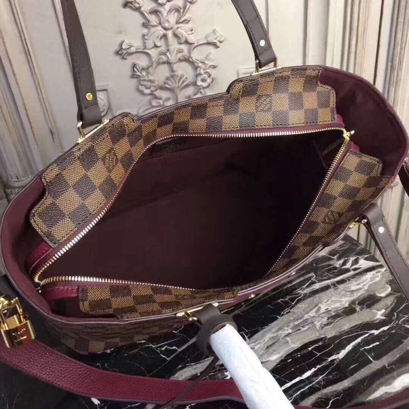 Louis Vuitton Damier Ebene Canvas JERSEY N44023 Wine