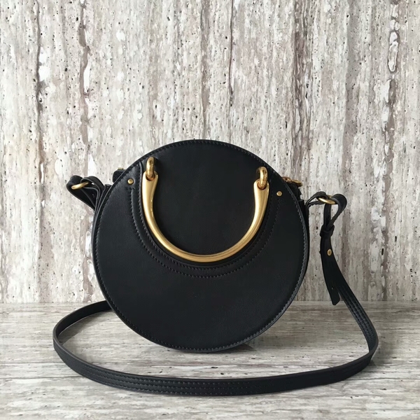 Chloe Calfskin Leather Tote Bag A03376 Black