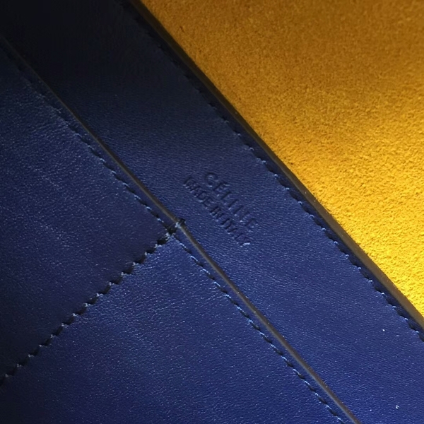 Celine Sheepskin  Leather Shoulder Bag 90059 Yellow