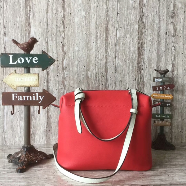 Celine Sheepskin  Leather Shoulder Bag 90059 Red