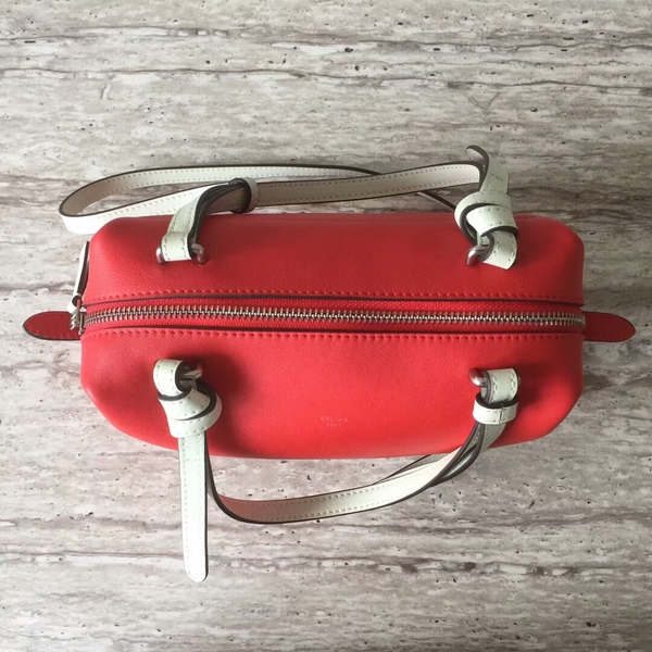 Celine Sheepskin  Leather Shoulder Bag 90059 Red
