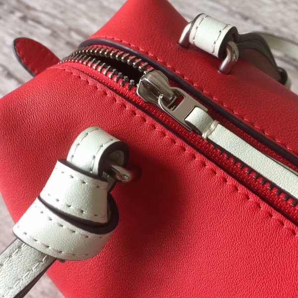 Celine Sheepskin  Leather Shoulder Bag 90059 Red