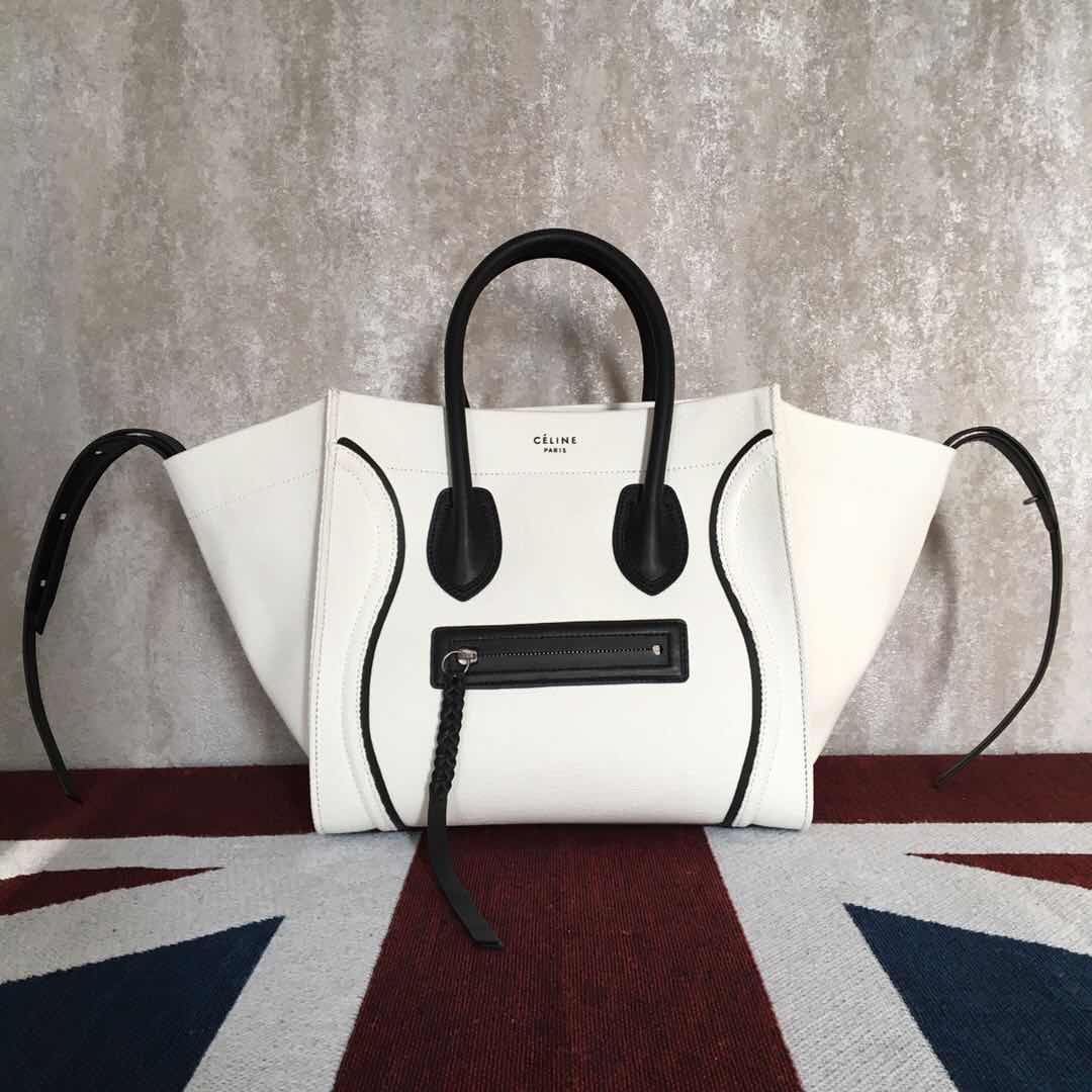 Celine Luggage Phantom Tote Bag CT3372 white