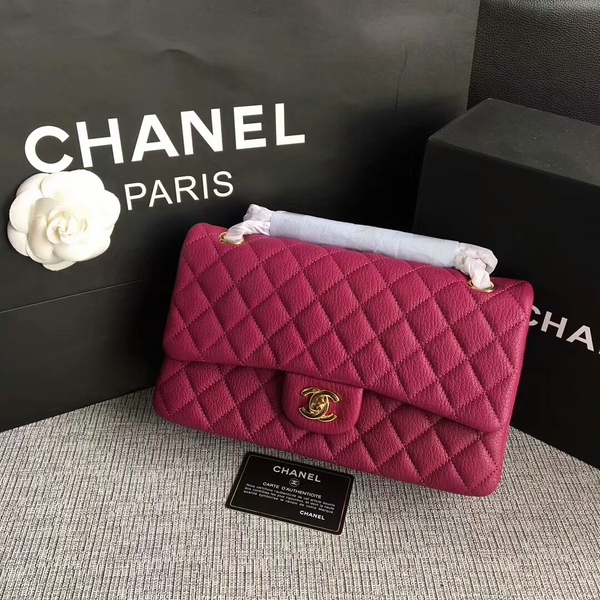 Chanel Flap Shoulder Bags Original Deerskin Leather CF1112 Pink