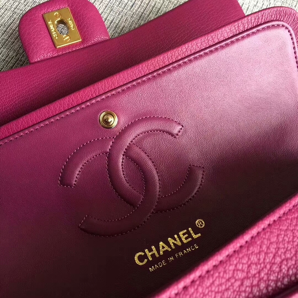 Chanel Flap Shoulder Bags Original Deerskin Leather CF1112 Pink