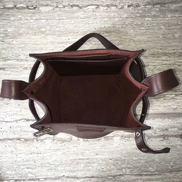 Celine Bigbag Calfskin Leather Shoulder Bag 55428 Coffee