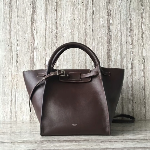 Celine Bigger Tote Bag Original Leather 55426 Coffee