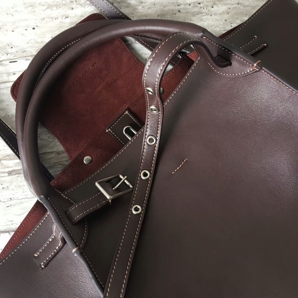 Celine Bigger Tote Bag Original Leather 55426 Coffee