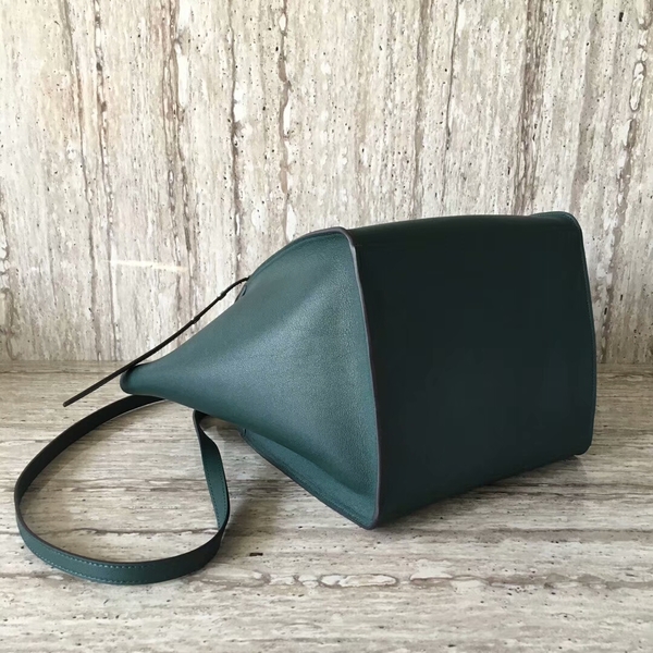 Celine Bigger Tote Bag Original Leather 55426 Green