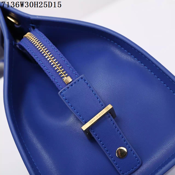 Saint Laurent Small Classic Monogramme Leather Flap Bag Y7136 blue
