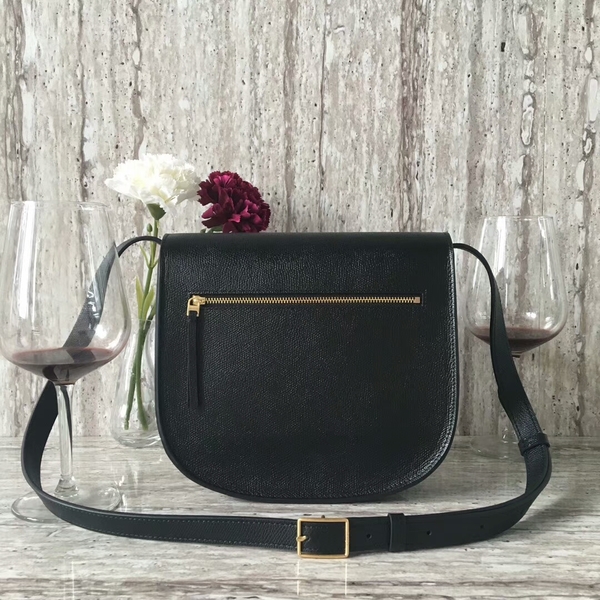 Celine Classic Flap Bag Calfskin Leather 77420 Black