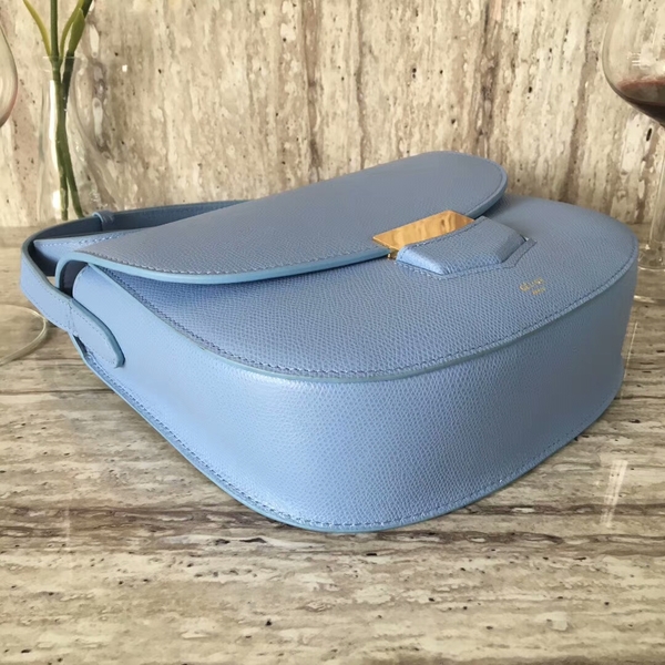 Celine Classic Flap Bag Calfskin Leather 77420 Skyblue