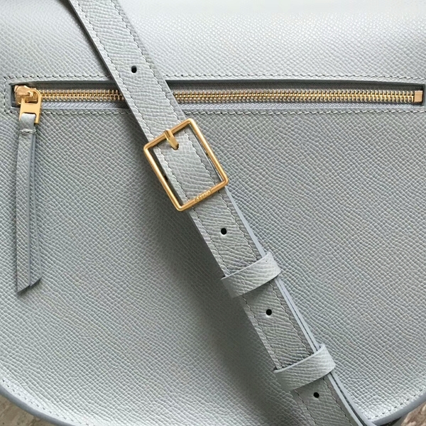 Celine Classic Flap Bag Calfskin Leather 77420 Blue