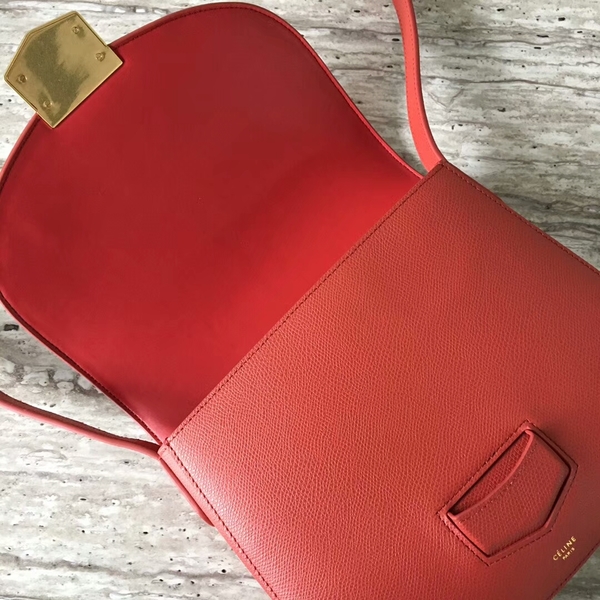 Celine Classic Flap Bag Calfskin Leather 77420 Red
