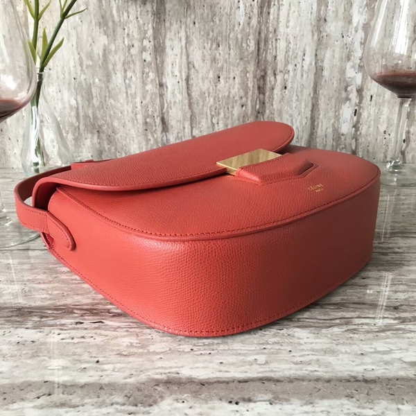 Celine Classic Flap Bag Calfskin Leather 77420 Red