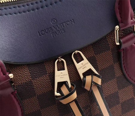 Louis Vuitton Damier Ebene Canvas TUILERIES TOTE Bag M41455A Blue