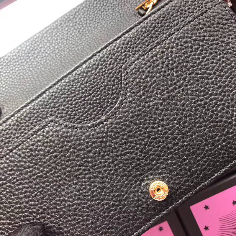 Gucci GG Marmont Original Calf leather Shoulder Bag 497985 black