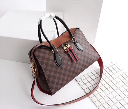 Louis Vuitton Damier Ebene Canvas TUILERIES TOTE Bag M41455A Brown