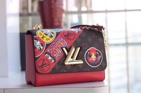 Louis Vuitton Monogram Canvas Twist 50289 Red