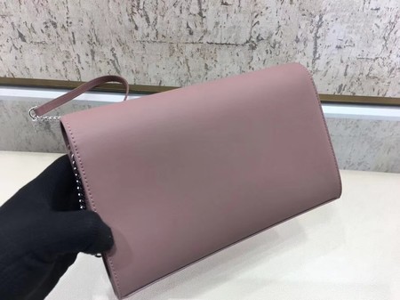 Fendi Calfskin Leather Flap Shoulder Bag 3326 Pink
