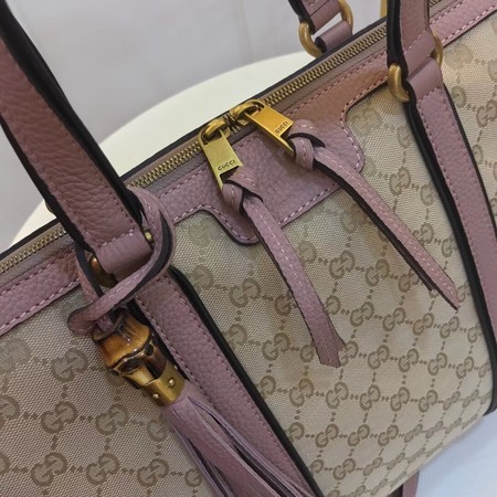 Gucci GG Supreme Canvas Tote Bag 309621 Pink