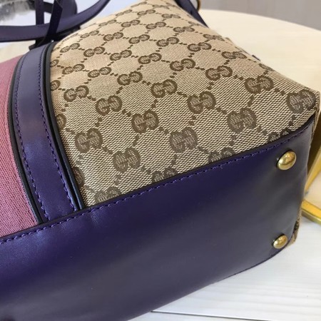 Gucci GG Supreme Canvas Tote Bag 309621 Purple