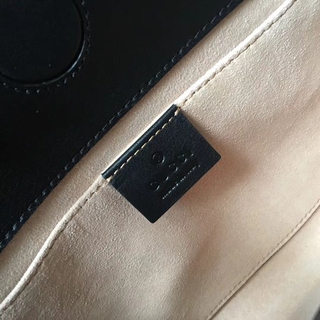 Gucci Marmont Ophidia Calfskin Leather Shoulder Bag 505033 Black