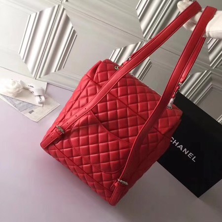 Chanel Backpack Original Sheepskin Leather 91122 Red