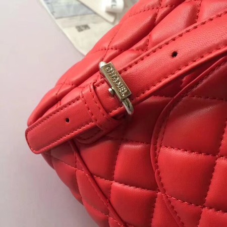 Chanel Backpack Original Sheepskin Leather 91122 Red