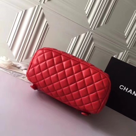 Chanel Backpack Original Sheepskin Leather 91122 Red