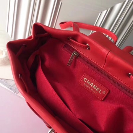 Chanel Backpack Original Sheepskin Leather 91122 Red