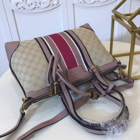 Gucci GG Supreme Canvas Tote Bag 353116 Pink