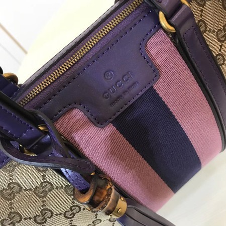 Gucci GG Supreme Canvas Tote Bag 353116 Purple