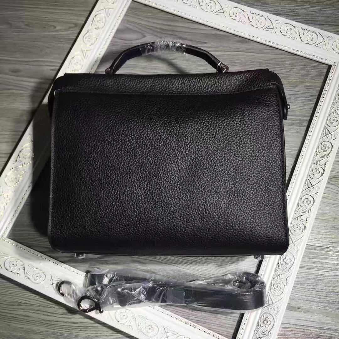 Fendi Peekaboo Bags Original Leather FD2021 Black