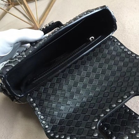 Dior Calfskin Leather Shoulder Bag M6501 Black