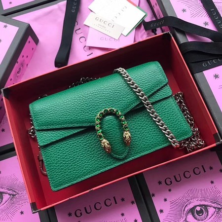 Gucci Dionysus Calfskin Leather Shoulder Bag 476430 Green