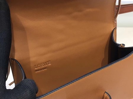Loewe Barcelona Calfskin Leather Mini Shoulder Bag 9126 Brown