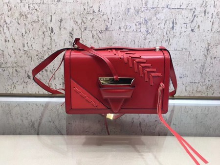 Loewe Barcelona Calfskin Leather Mini Shoulder Bag 9126 Red