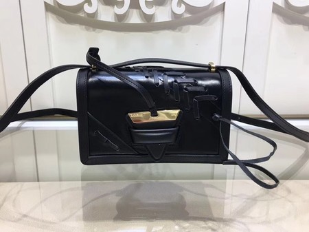 Loewe Barcelona Calfskin Leather Shoulder Bag 9125 Black