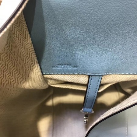 Loewe Hammock Calfskin Leather Tote Bag 9126 Blue