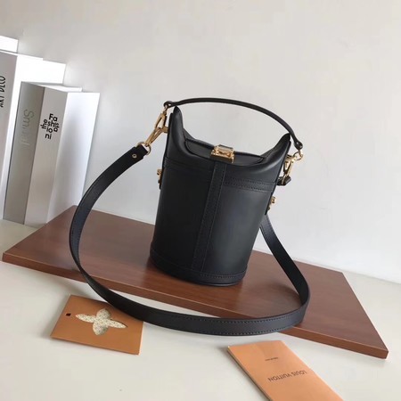 Louis Vuitton Leather DUFFLE 53044 Black