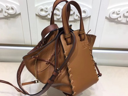 Loewe Hammock Calfskin Leather Tote Bag 9127 Brown