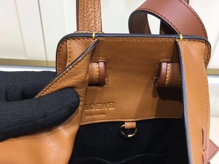 Loewe Hammock Calfskin Leather Tote Bag 9127 Brown