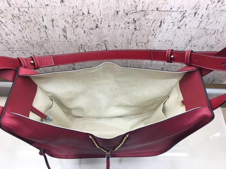 Loewe Hammock Calfskin Leather Tote Bag A9128 Red